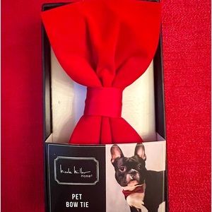 🐾🐾 Nicole Miller Home Pet Formal Wear (Red Velvet Bow Tie) 🐾🐾